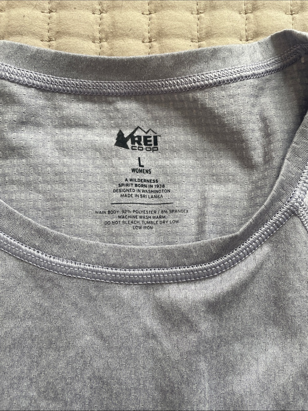 REI Women's Lavender Scoop Neck Tee